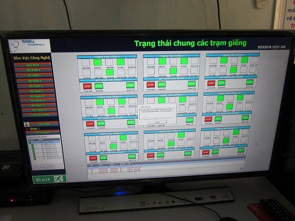 Well pumping stations in My Chanh